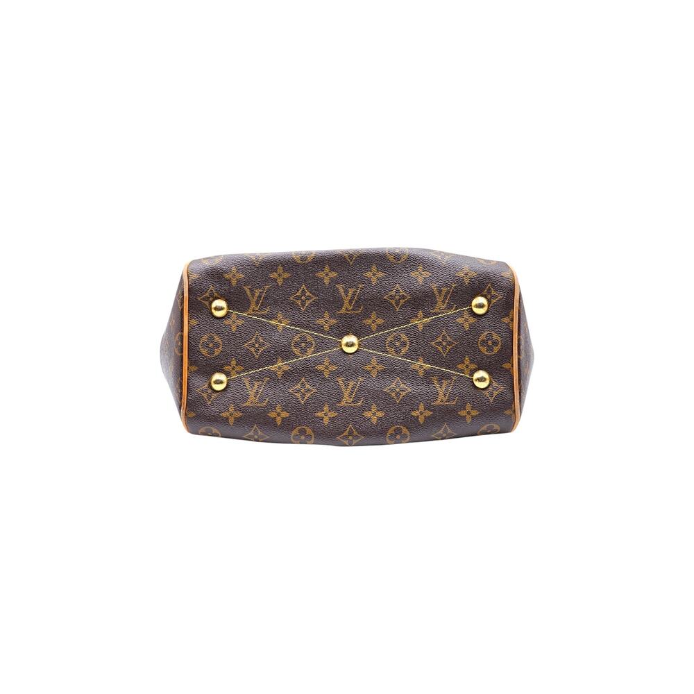 Louis Vuitton Tivoli PM Monogram Canvas Satchel Top Handle Bag Brown - Preowned - Picture 4 of 14